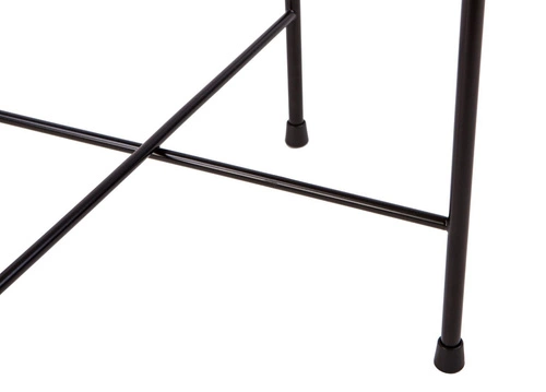 Stolik kawowy okrągły dębowy 60 cm Tre NORDIFRA nowoczesny do salonu skandynawski