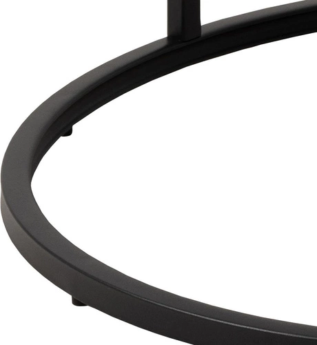 Zestaw stolików kawowych Spiro biały marmur owalny 2w1 glamour do salonu Actona