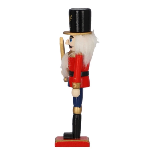 Dziadek do orzechów Luke 18 cm w czarnej czapce