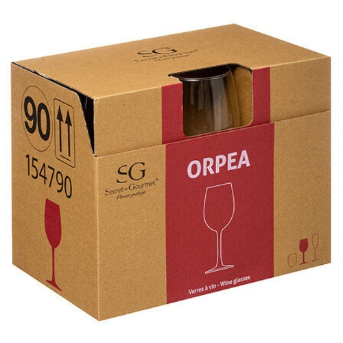 Zestaw 6 kieliszków do wina Orpéa 360ml   szklane