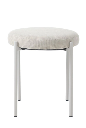 Stołek tapicerowany Pulto piaskowy do kuchni i jadalni nowoczesny metalowy 48 cm