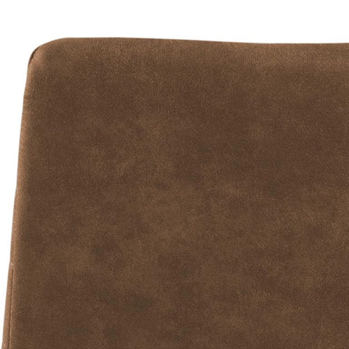 Hoker Kimmy brązowy z oparciem obrotowy tapicerowany nowoczesny do kuchni i wyspy Actona