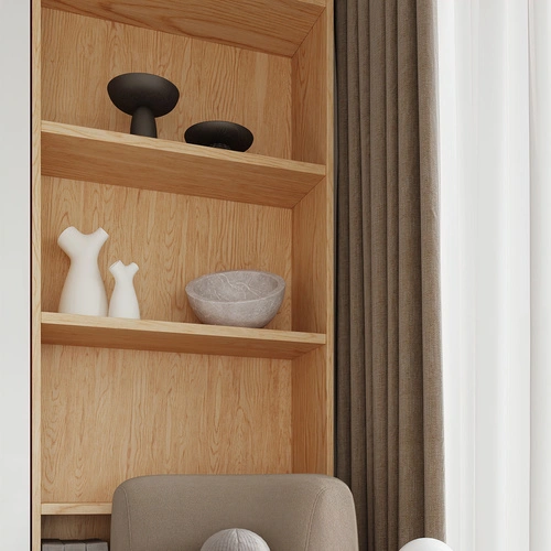 Plafon sufitowy drewniany BOOMO 12 nowoczesny do salonu i sypialni Sollux Lighting