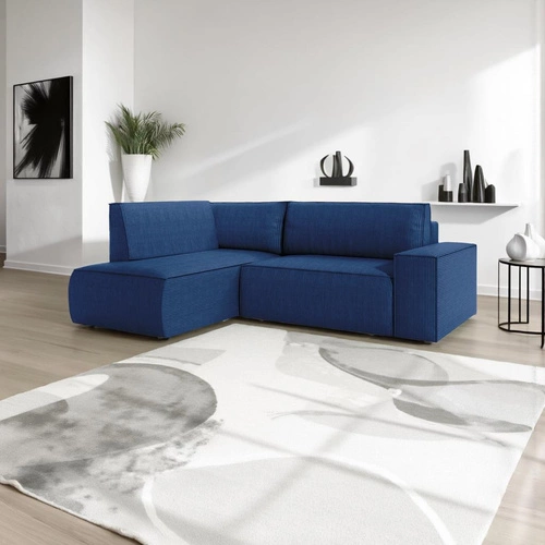 Narożnik Molde L lewy sztruks granatowy   Poso 5