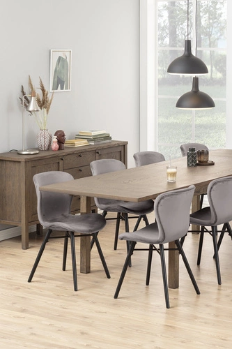 Krzesło Batilda VIC Dark grey tapicerowane