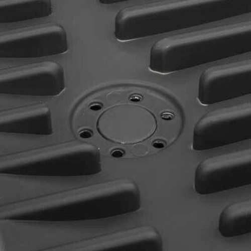 Ociekacz do naczyń Etira L szary z odpływem i tacką na sztućce, nowoczesny na blat 5five