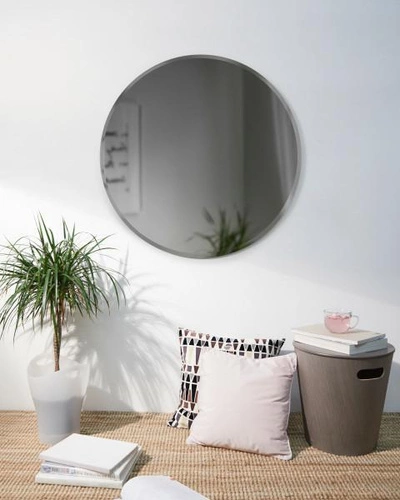 Kosz na śmieci i pojemnik do salonu Umbra Woodrow drewniany orzech czarny 42 cm