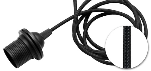 Lampa wisząca Lavandera N 2 fioletowo-złota welurowa z frędzlami do salonu 20cm Las Plumas