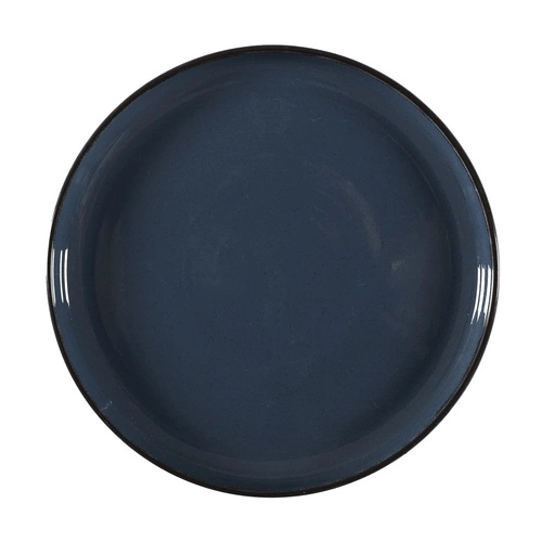 Zestaw obiadowy Temp nowoczesny niebieski komplet talerzy na 4 osoby do jadalni