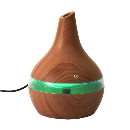 Elektryczny dyfuzor zapachowy Intesi naturalny z LED USB do domu i sypialni 130 ml