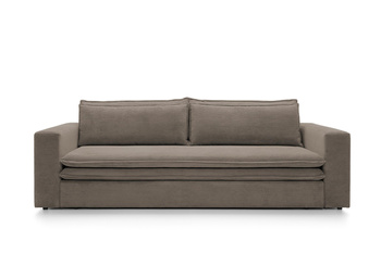 Sofa Ulnes z funkcją spania brązowa Poso  04