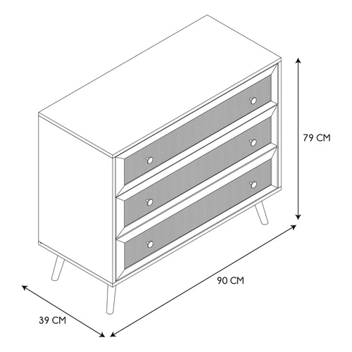 Zestaw mebli do salonu Bali naturalny