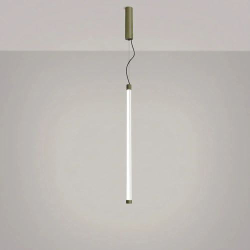 Lampa wisząca TRANG 75 LED oliwkowa regulowana nad wyspę
