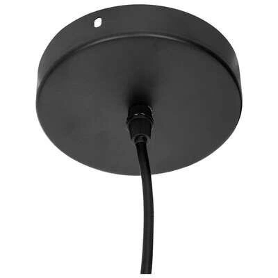 Lampa wisząca Caly 75 cm boho czarno-naturalna nad stół do salonu i jadalni Atmosphera