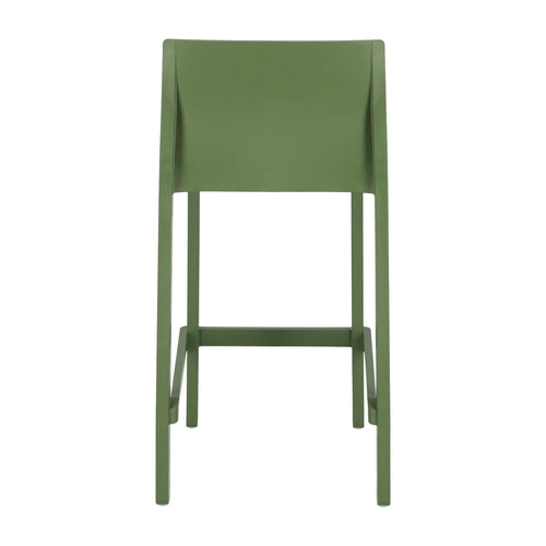 Hoker Kate szary jasny 75 cm nowoczesny do kuchni i ogrodu z oparciem sztaplowany SCAB Design