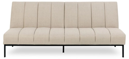 Sofa rozkładana Caix beżowa nowoczesna z funkcją spania do salonu Actona 198 cm