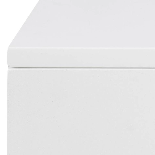 Szafka nocna Actona Avignon wisząca 37 cm, biała, nowoczesna z 2 szufladami do sypialni