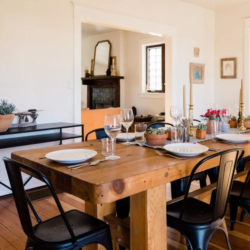 Krzesło metalowe Paris zielone inspirowane Tolix do jadalni i kuchni styl industrialny D2.DESIGN