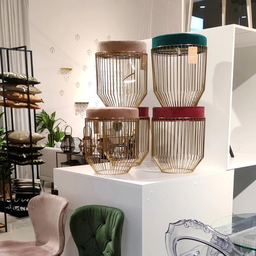 Pufa Intesi Cherrys Velvet bordowa