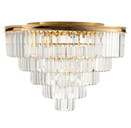 Plafon sufitowy SPLENDORE złoty okrągły 80 cm glamour do salonu i sypialni Step into Design