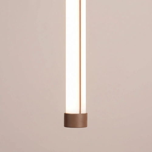 Lampa wisząca TRANG 50 mocca LED nad wyspę regulowana nowoczesna