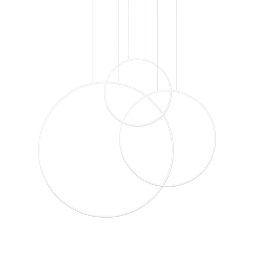 Lampa wisząca LED RIO 3 biała 3-punktowa nad stół do jadalni nowoczesna Thoro