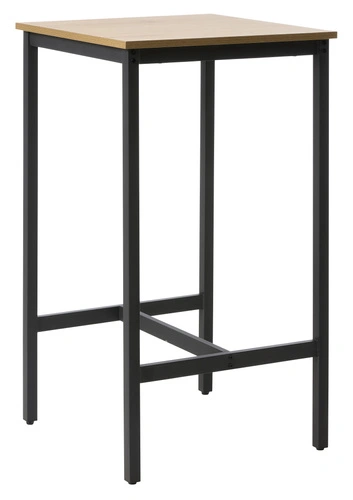 Stół barowy Resul 60x60 cm nowoczesny kwadratowy dąb artisan do kuchni i jadalni