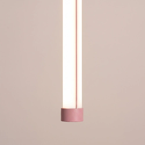 Lampa wisząca TRANG 100 różowa LED regulowana nad wyspę