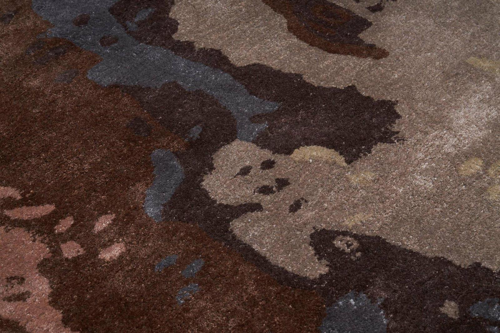 Dywan nowoczesny Alsana Purple 160x230 ręcznie tkany do salonu i sypialni Carpet Decor