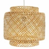 Lampa sufitowa boho z naturalnego bambusa Liby regulowana do salonu i jadalni Atmosphera