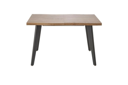 Stół rozkładany do jadalni Sonik 2 dąb naturalny czarne nogi nowoczesny 150–210 cm Intesi