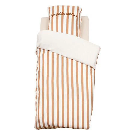 Komplet pościeli dziecięcej Scott Atmosphera 140x200 bouclé biało-pomarańczowy do pokoju dziecięcego