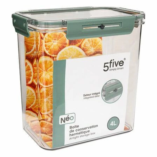 Pudełko hermetyczne Neo zielone proste 4L
