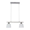 Lampa wisząca Hybryda 2x40W E14 nikiel  mat