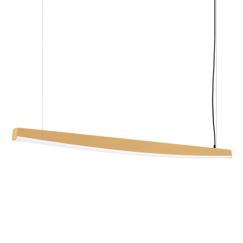 Nowoczesna lampa wisząca LED JORUN 150 złota regulowana do salonu lub nad stół