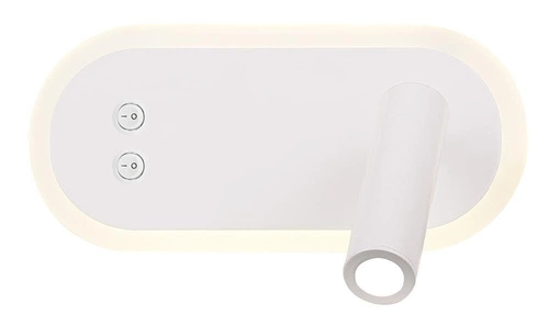 Kinkiet ścienny LED Miracle biały nowoczesny z regulowanym ramieniem do sypialni i salonu CANDELLUX