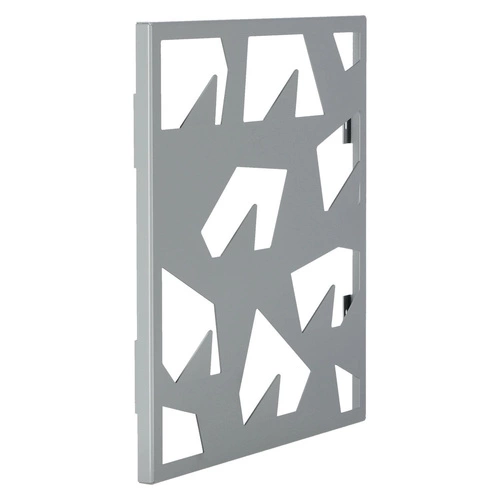 Wieszak ścienny Spark szary metalowy nowoczesny do przedpokoju i garderoby Doka