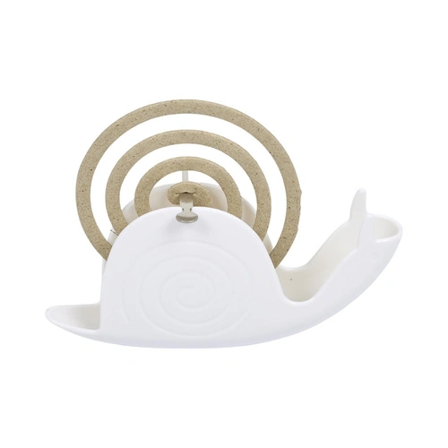 Uchwyt spirali na komary Snail biały