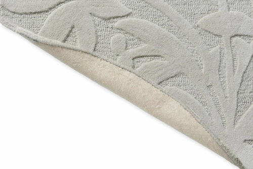 Dywan okrągły wełniany Cleavers 150 cm beżowy ręcznie tkany do salonu i sypialni