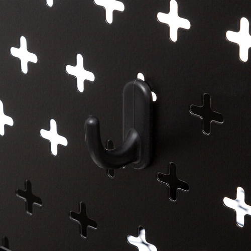 Perfo czarny metalowy wózek kuchenny na kółkach z trzema półkami do nowoczesnej kuchni 5five