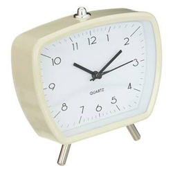 Zegarek budzik Cathy kremowy vintage