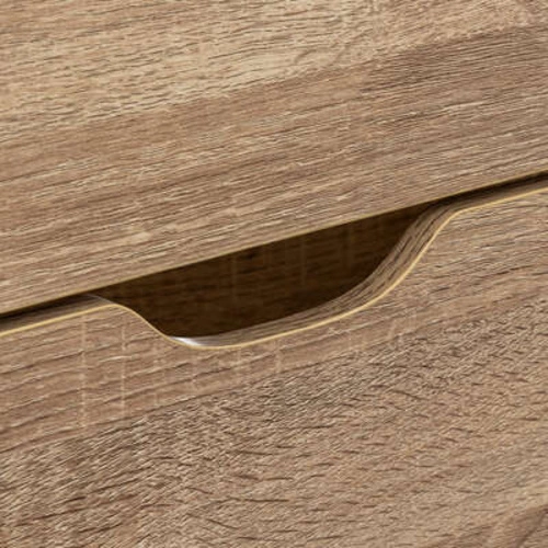 Wysoka szafka na buty Tiro 5five simply smart naturalny dąb, 4 szuflady, skandynawska do przedpokoju