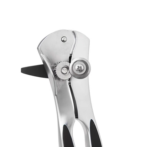 Otwieracz do puszek ze stali nierdzewnej  z gumową rączką