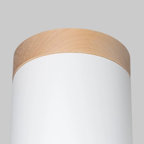 Plafon sufitowy RIF biały nowoczesny skandynawski do salonu, kuchni i sypialni SOLLUX