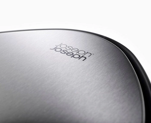 Joseph Joseph EasyStore kosz na śmieci do łazienki 5l czarny matowy z pedałem owalny