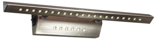Kinkiet Forte LED 3 7W LED rurka  trójkątna z wyłącznikiem satyna