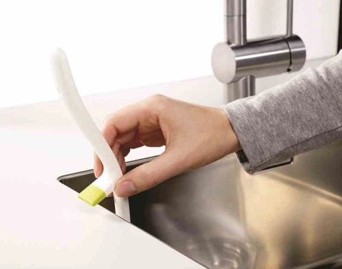 JJ - Szczotka do naczyń EDGE, biało-zielona