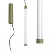 Lampa wisząca TRANG LED oliwkowa pojedyncza regulowana nad wyspę