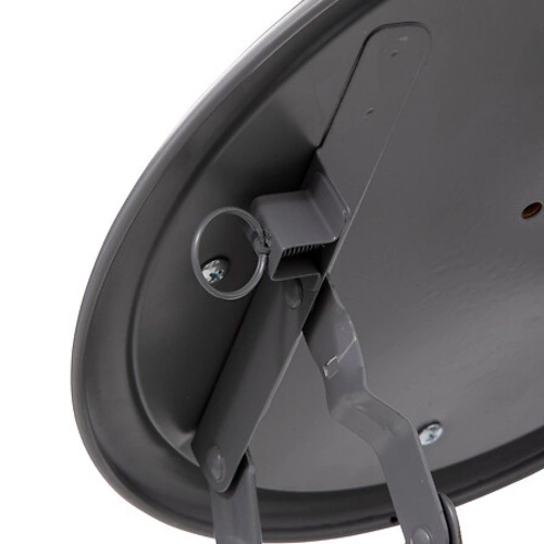 Taboret składany PU szary welurowy do kuchni i jadalni nowoczesny  5five simply smart