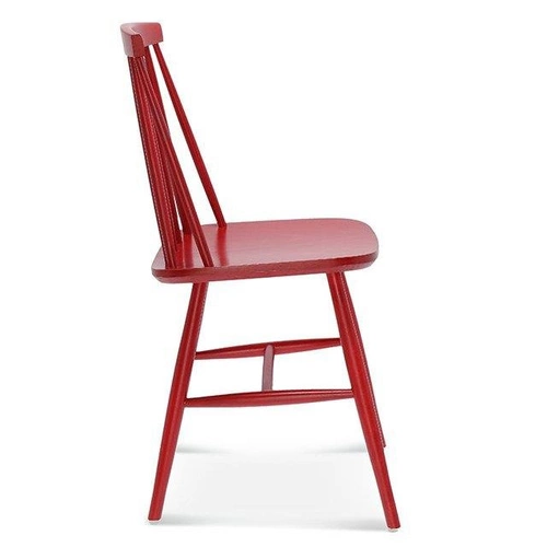 Krzesło do jadalni Fameg A-5910 drewniane tapicerowane personalizowane retro bukowe